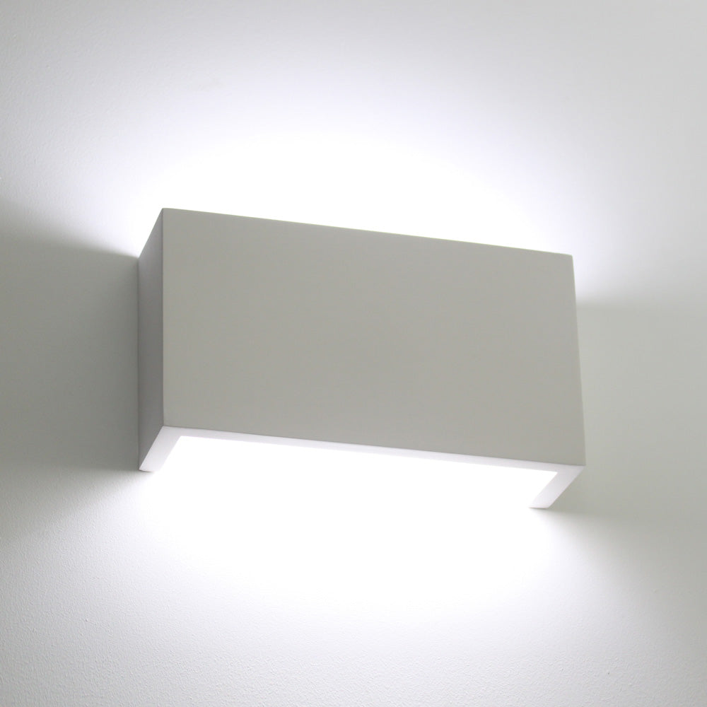 Linear Plaster Wall Lights