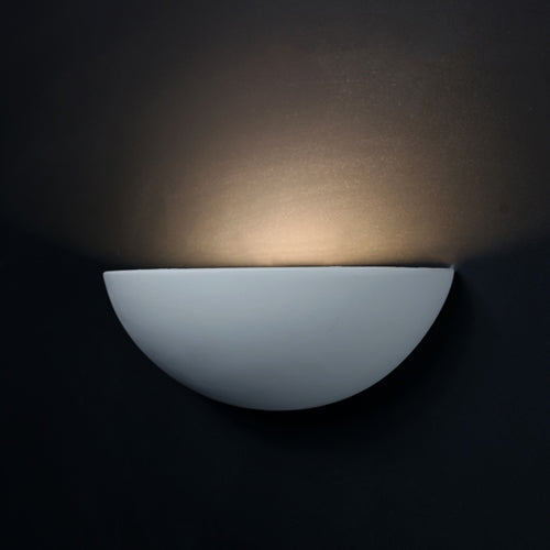 T6115 Curved Plaster Wall Light