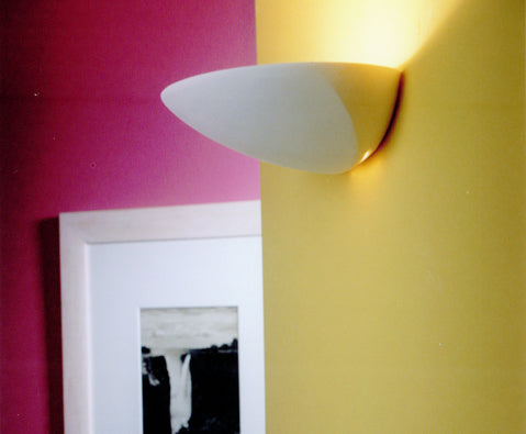 T7525 Curved Plaster Wall Light (With Emergency Option)