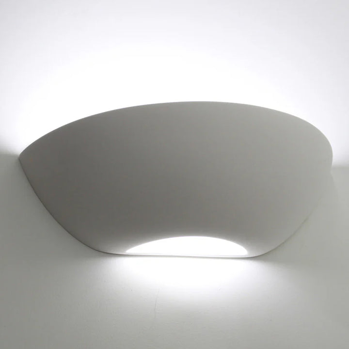 T6223 Curved Plaster Wall Light (Integrated Emergency Option)