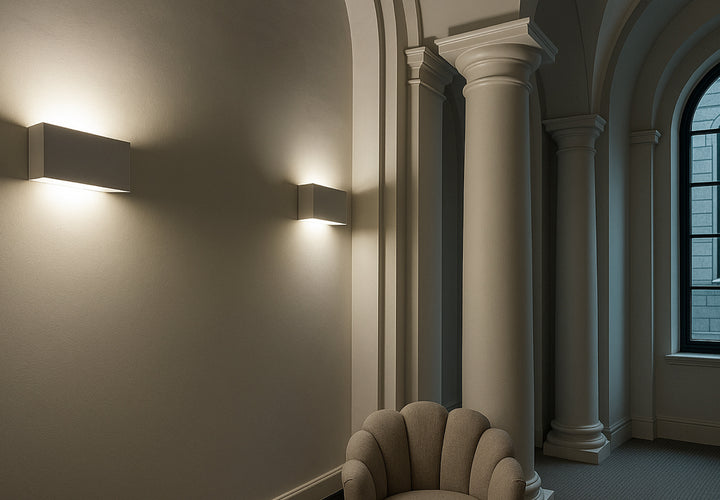 TR9281 SlimLine Linear Plaster Wall Light (Integrated Emergency Option)