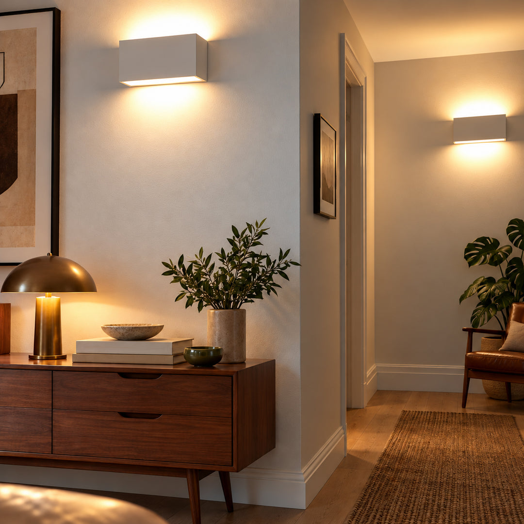 TR8281 Linear Plaster Wall Light