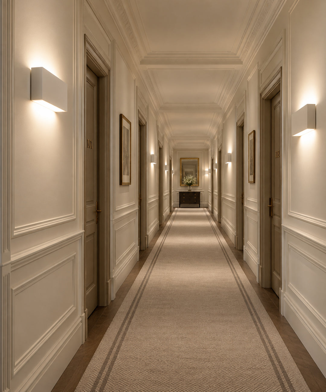 TR9281 SlimLine Linear Plaster Wall Light (Integrated Emergency Option)