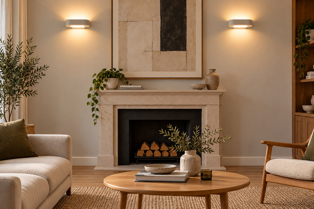 Soft-2 Plaster Wall Light - Combining Soft Curvature with Clean Lines