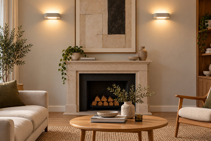 Soft-2 Plaster Wall Light - Combining Soft Curvature with Clean Lines