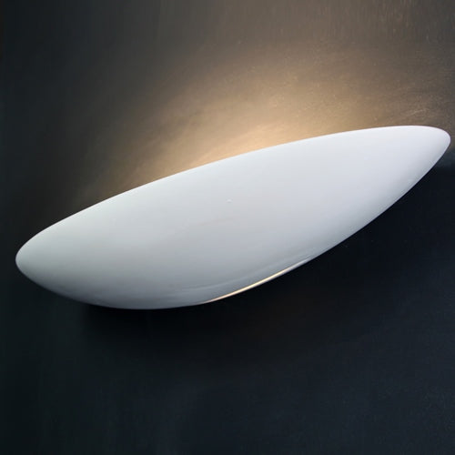 T6220 Curved Plaster Wall Light (With Emergency Option)