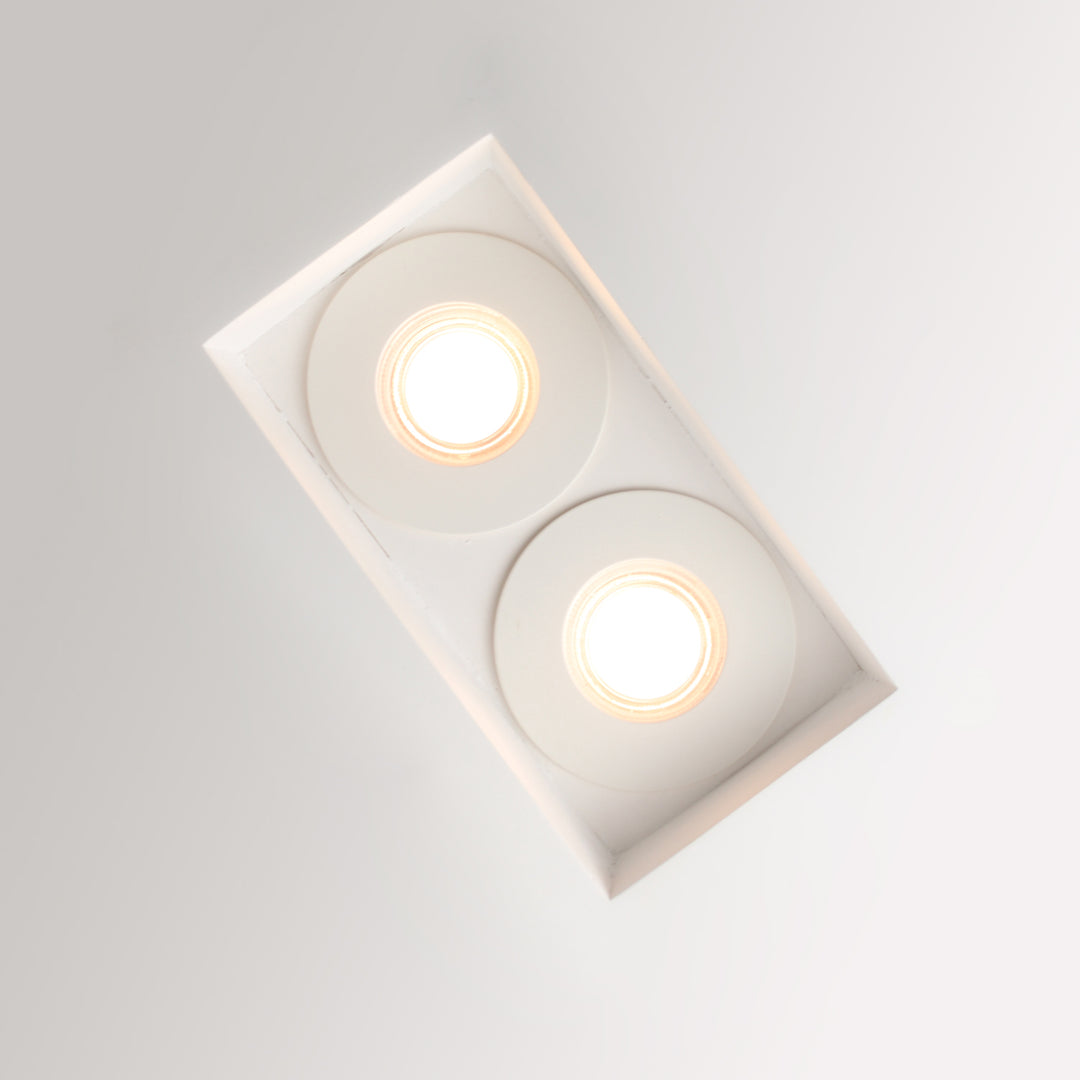 TF18-IP Fire And Bathroom Rated Trimless Seamless Integrated Plaster LED Downlight