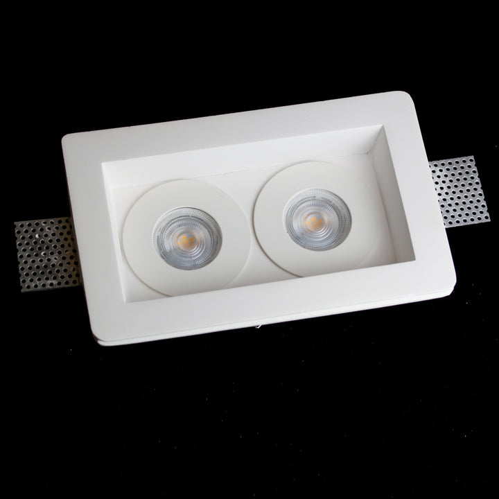 TF18-IP Fire And Bathroom Rated Trimless Seamless Integrated Plaster LED Downlight