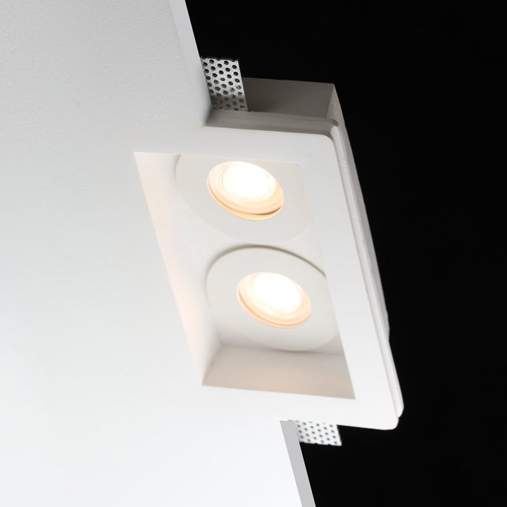 TF18-IP Fire And Bathroom Rated Trimless Seamless Integrated Plaster LED Downlight