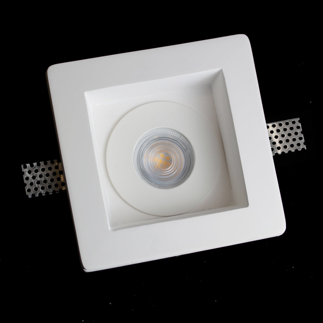 TF35-IP Fire And Bathroom Rated Trimless Seamless Integrated Plaster LED Downlight