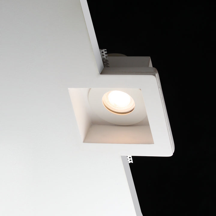 TF35-IP Fire And Bathroom Rated Trimless Seamless Integrated Plaster LED Downlight