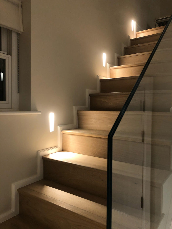 TF41 Plaster LED Wall & Stair Light - Flush Trimless Seamless Integrated Plaster LED Light