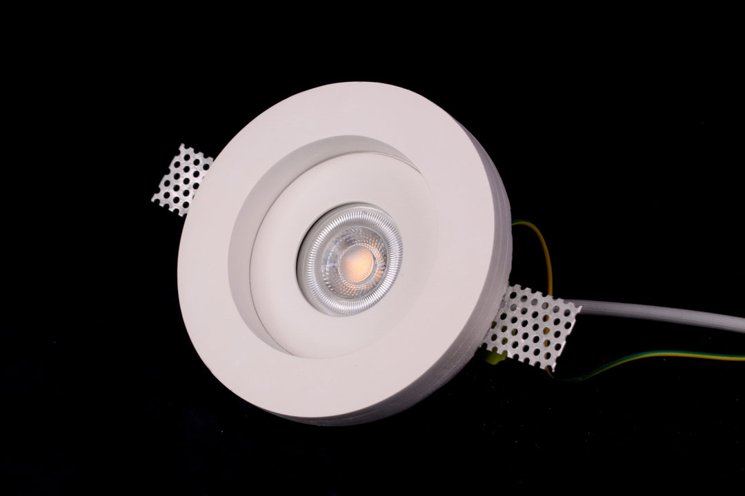 TF30  IP65 Fire and Bathroom Rated Flush Trimless Seamless Integrated Plaster LED Downlight