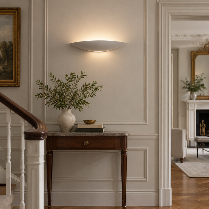 T6220 Curved Plaster Wall Light