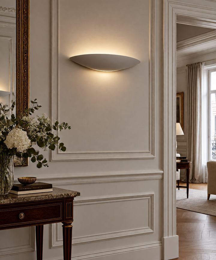 T6220 Curved Plaster Wall Light