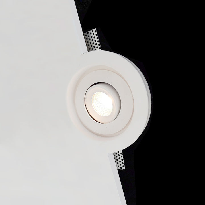 TF32 Swivel & Tilt Fire and Shower (IP65) Flush Trimless Seamless Integrated Plaster LED Downlight