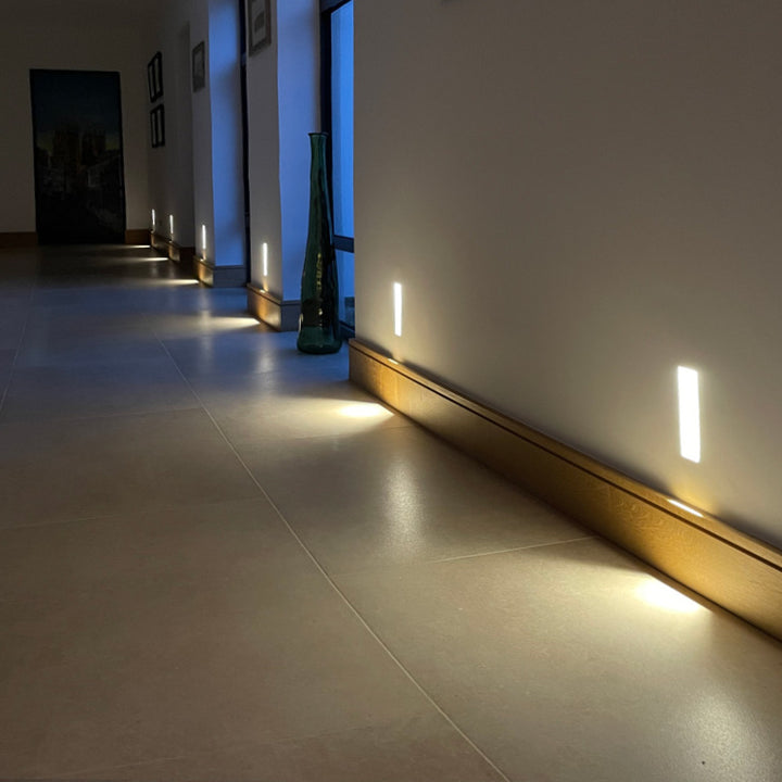 TF41 Plaster LED Wall & Stair Light - Flush Trimless Seamless Integrated Plaster LED Light