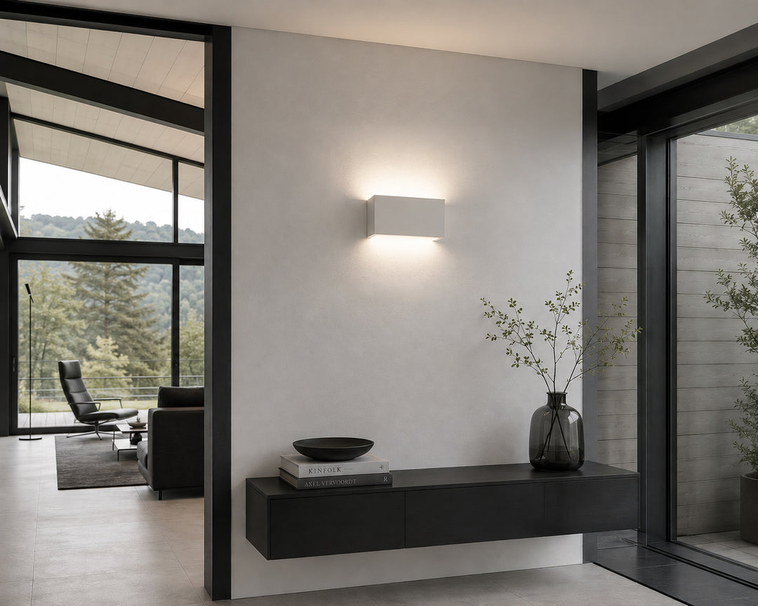 TR9281 SlimLine Linear Plaster Wall Light (Integrated Emergency Option)