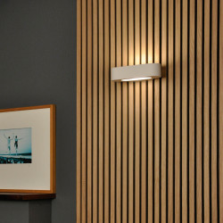 Soft-2 Plaster Wall Light - Combining Soft Curvature with Clean Lines