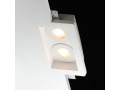 TF18-IP Fire And Bathroom Rated Trimless Seamless Integrated Plaster LED Downlight